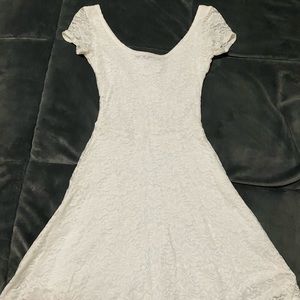 White lace dress